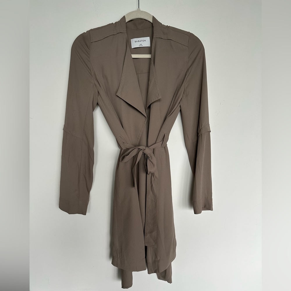 Babaton Quincey Trench Flowy Trench Duster XXS